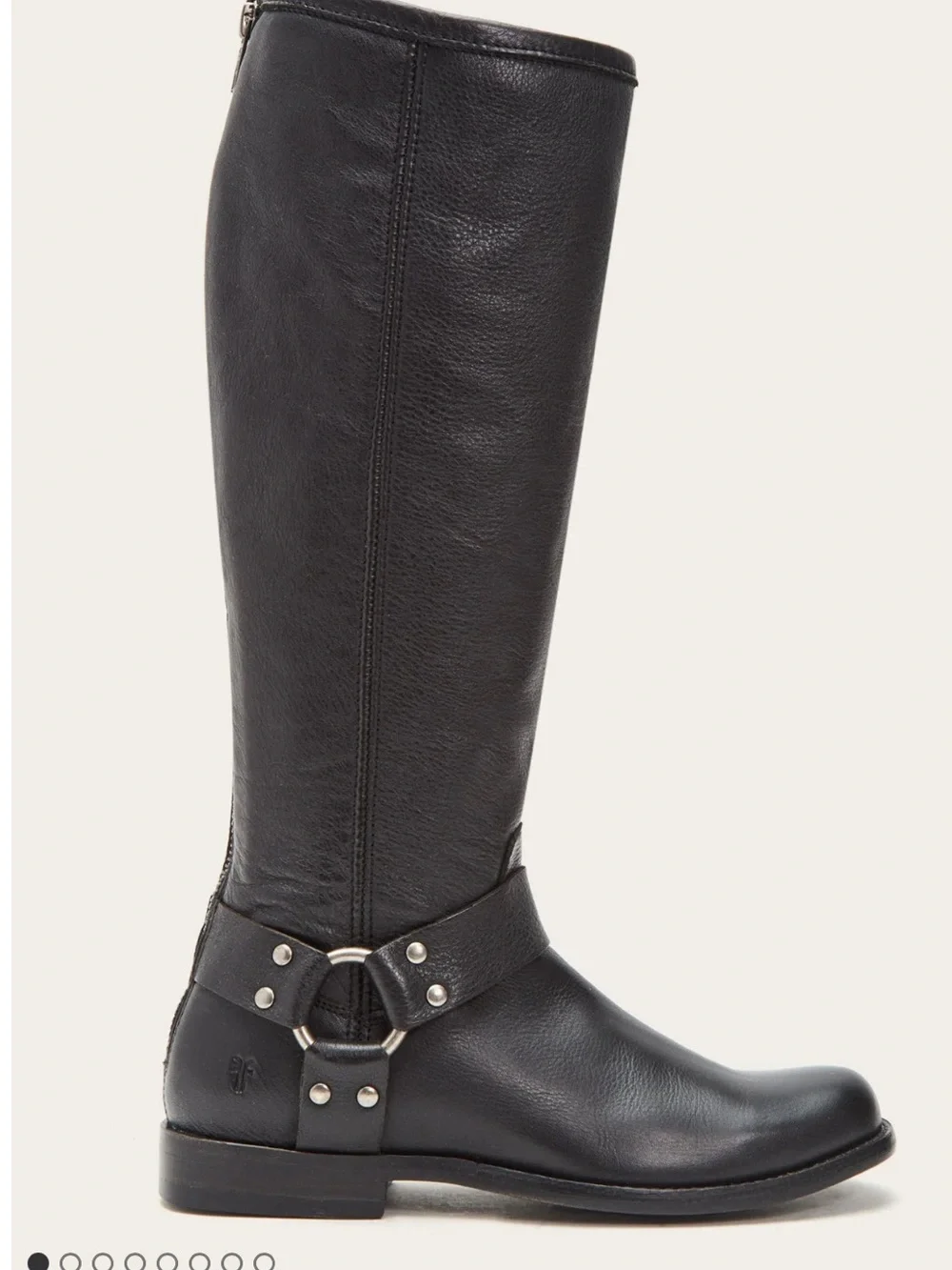 FRYE PHILLIP HARNESS TALL woman’s size 8 black